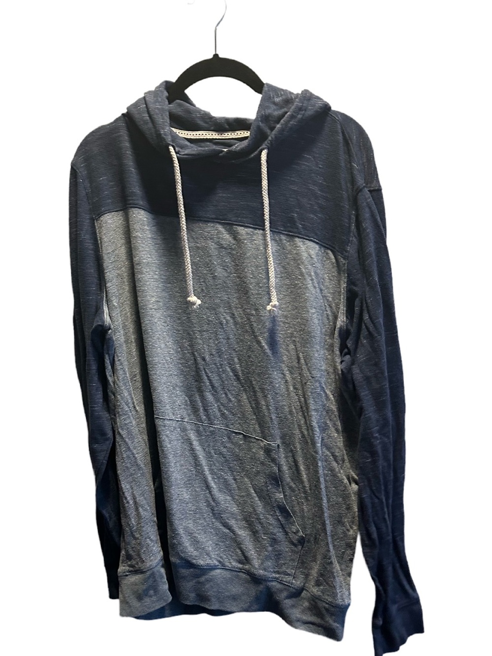 urban pipeline Two-Tone Navy and Gray Pullover Hoodie